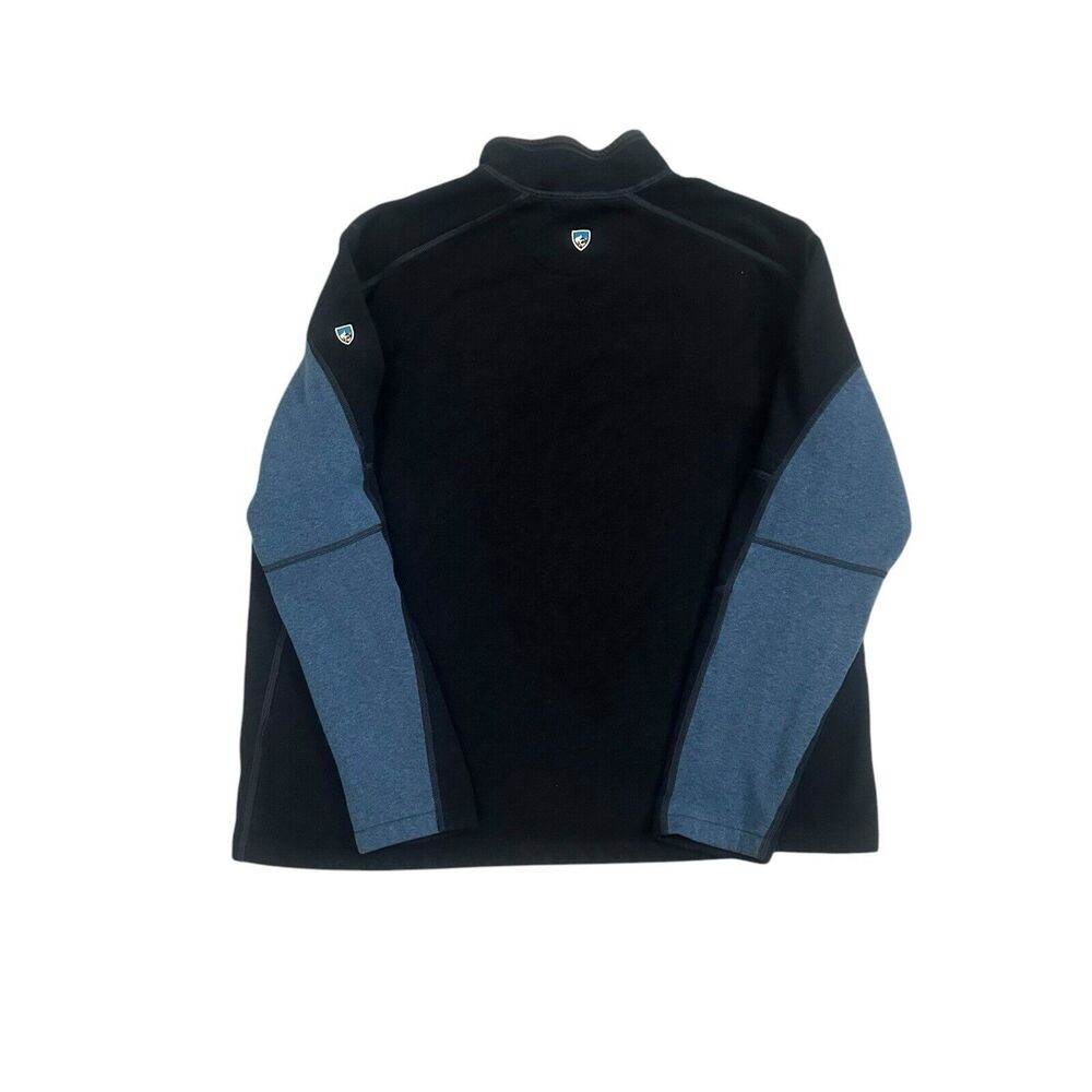 Kuhl Revel Quarter Zip Sweater Men’s 2XL XXL Navy Blue Fleece Pullover 3007 - Picture 11 of 12